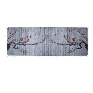 J&V TEXTILES 20" x 55" Oversized Cushioned Anti-Fatigue Kitchen Runner Mat (Blossom) - 1 of 4