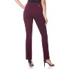 Rekucci Women's Secret Figure Straight Pant with Tummy Control - 3 of 4