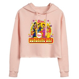 Women's - The Brady Bunch - The Brady Kids Cropped Graphic Hoodie - 1 of 2