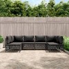 vidaXL Garden Lounge Set Anthracite - 2 of 4