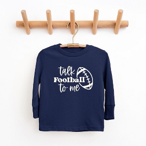 The Juniper Shop Talk Football To Me Ball Youth Long Sleeve Tee - 1 of 3