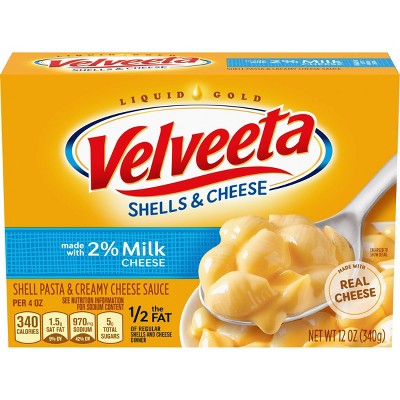 Velveeta Reduced Fat 2% Milk Shells & Cheese 12oz