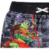 Nickelodeon Teenage Mutant Ninja Turtles Boys UPF 50+ Swim Trunks Bathing Suit for Big Kids - 4 - 3 of 4