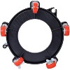 5 Gallon Bucket Dolly with Wheels, Heavy Duty Plastic Drum Dolly with 5 Smooth-Rolling Swivel Casters Secure Locking Cart for Car Washing - 3 of 4