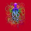 Men's Design By Humans Octopus Psychedelic Luminescence By BluedarkArt T-Shirt - 2 of 4