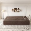 Convertible Floor Sofa Bed with 2 Pillows, Folding Foam Sleeper Couch, No-Assembly Modern Sofa for Living Room or Guest Room-Tanpinhause - 2 of 4