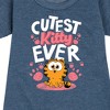 - Garfield - Cutest Kitty Ever Graphic Short Sleeve Fleece Dress - 2 of 4