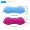 Unique Bargains Neck Support for Hiking Travel Ultralight Flocked Inflatable Camping Pillows 2 Pcs 13.6" x 8.7" - 2 of 4