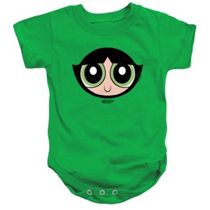 Baby The Powerpuff Girls Buttercup Face Infant Bodysuit - 1 of 3
