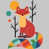 Men's Design By Humans Rainbow Fox By AndyWestface T-Shirt - 2 of 4