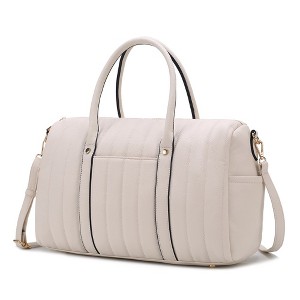 MKF Collection Luana Quilted Vegan Leather Women’s Duffle Bag by Mia K - 1 of 4