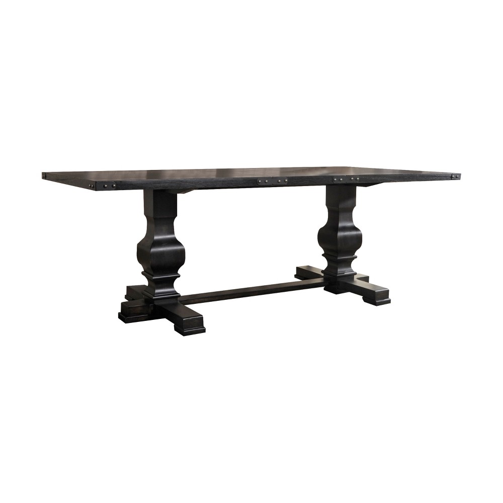 Photos - Dining Table Morland  Vintage Black - Acme Furniture