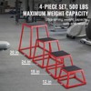 VEVOR Plyometric Jump Boxes, 12/18/24/30 Inch Plyo Box, Platform and Jumping Agility Box, Anti-Slip Fitness Exercise Step Up Box Set - 3 of 4