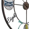 Yosemite Home Decor Whimsical Design Metal Wall Clock in Multi-Color - 3 of 4