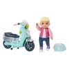 BABY Born Minis Playset - Doll with Blue Eyes, Scooter & Helmet Accessory - 3 of 4