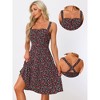 Allegra K Women's Sweetheart Neck Sleeveless Smocked A-Line Midi Dress - 2 of 4