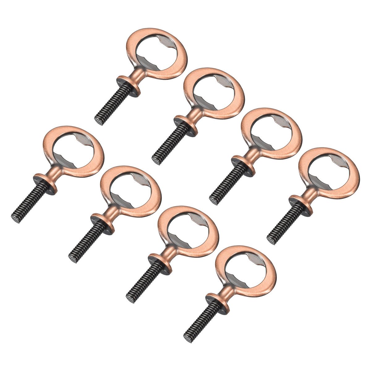 Unique Bargains Zinc Alloy Screw Insert Beer Bottle Opener for Home Bar Party 8 Pcs