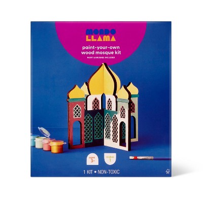 Ramadan Craft 3D Wood Mosque Painting Kit- Mondo Llama™