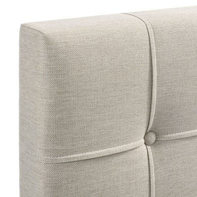 White Queen Upholstered Storage Bed with Tufted Headboard and Drawers