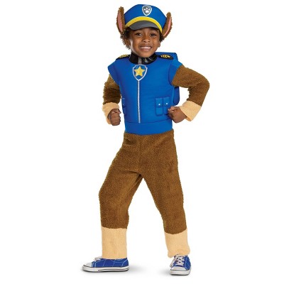 Nickelodeon Boys' PAW Patrol Chase Deluxe Costume Jumpsuit