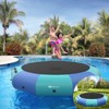 Infans 10FT Inflatable Water Bouncer Splash Padded Water Trampoline Blue & Green - 2 of 4