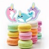 Big Dot of Happiness Narwhal Girl - DIY Shaped Under The Sea Baby Shower or Birthday Party Cut-Outs - 24 Count - 3 of 4