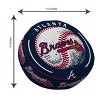 MLB Atlanta Braves Baseball Circle Plushlete Pillow - 2 of 3