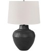 Monarch Specialties Lighting 26inchH Table Lamp Black Metal Ivory / Cream Shade Transitional - 2 of 4