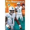 Trends International NFL Miami Dolphins - Tua Tagovailoa 24 Unframed Wall Poster Prints - 4 of 4