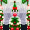 Rubie's White Stretch Nylon Santa Gloves One Size Fits Most - 3 of 3