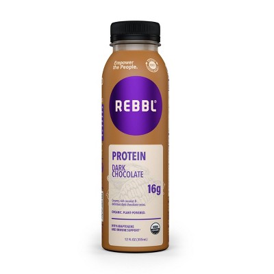 REBBL Dark Chocolate Plant Powered Protein Elixir - 12 fl oz
