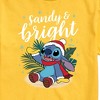 Men's - Lilo and Stitch - Sandy and Bright Christmas Short Sleeve Graphic T-Shirt - 2 of 4