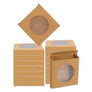 Unique Bargains Bakery Candy Jewelry Soap Display Kraft Mini Gift Boxes 16 Pcs - 1 of 4