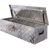 "39" Heavy Duty Aluminum Tool Box, 5-Bar Tread Lockable Storage, Truck Bed & Trailer Organizer for Pickups & RVs, Weatherproof Design - 2 of 4