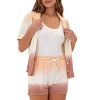 Women's MIKAELA GRADIENT TERRY BUTTON DOWN SHIRT - Threads 4 Thought - 2 of 4