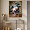 Art Remedy Jan van Huysum - A Delft Vase with Flowers Vintage Classic Roses Wall Art Framed - 2 of 4