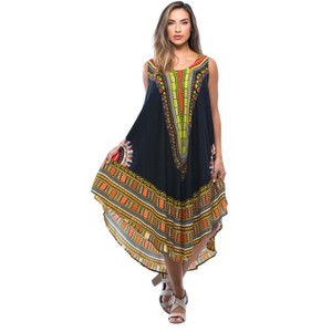 Riviera Sun African Print Dashiki Dress for Women - 1 of 2