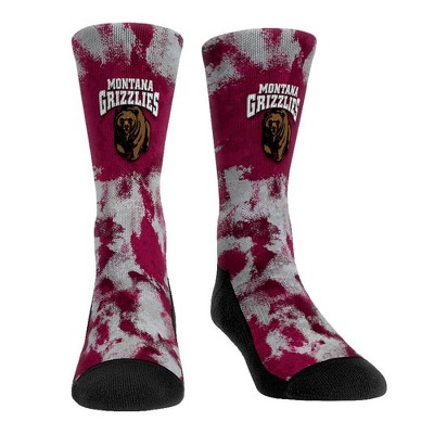 NCAA Montana Grizzlies Paint Crew Socks - L/XL