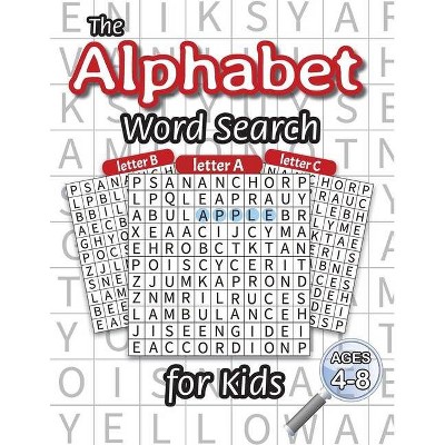 The Alphabet Word Search for Kids - Large Print by  Engage Books (Paperback)