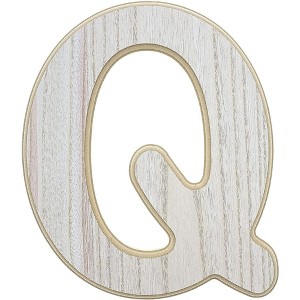 Genie Crafts Unfinished Wood 12-Inch Decorative Letters Q Alphabet for DIY Crafts & Home Wall Decor - 1 of 4