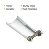 Unique Bargains Towing Receiver Hitch for Clevis Trailer Replacement Hooks Latch Silver Tone 2 Pcs - 4 of 4