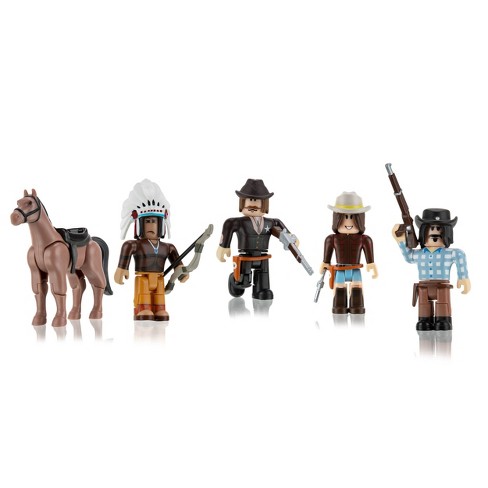 Roblox Action Collection - Roblox's The Wild West Figures 6pk (Includes Exclusive Virtual Item) - image 1 of 4