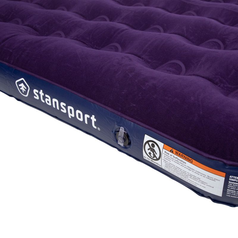 Stansport Deluxe Inflatable Air Bed Mattress Queen Size, 3 of 5