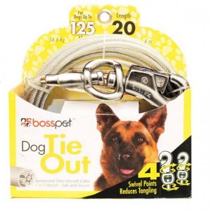 Guardian Gear Boss Pet X-Large Dog Swivel Snap Tie Out 15ft - 1 of 1