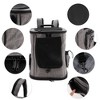 Unique Bargains Pet Carrier Backpack with Sturdy Steel Frame for Cats and Small Dogs 11.81"x9.84"x15.75" Gray - 2 of 4