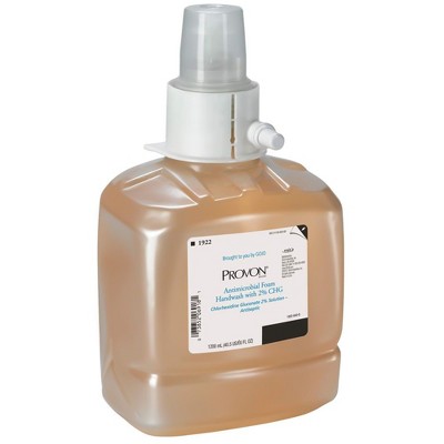 PROVON Foaming Antimicrobial Soap Dispenser Refill Bottle Unscented 1,200 mL 1922-02 1 Ct