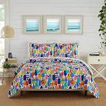 Kate Nelligan for Makers Collective Buoys Quilt Set Blue/Green/Red