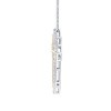 GILDED 1 Carat Total Weight Natural Round-Cut Diamond Cross Pendant Necklace in 14KT Gold Plated Over Sterling Silver, 18-inch Chain - 3 of 4