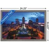Trends International Cityscapes - Indianapolis, Indiana Framed Wall Poster Prints - 3 of 4