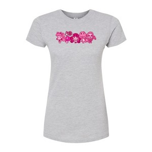 Women's - Mattel - 80Th Lineup Pink Fitted Graphic T-Shirt - 1 of 2